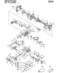 Buy A Ryobi B7076 Spare part or Replacement part for Your Sanders and Fix Your Machine Today